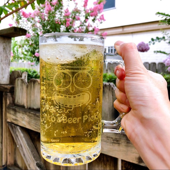 Rick and morty pickle rick beer glass cup beer mug - Picture 7 of 9